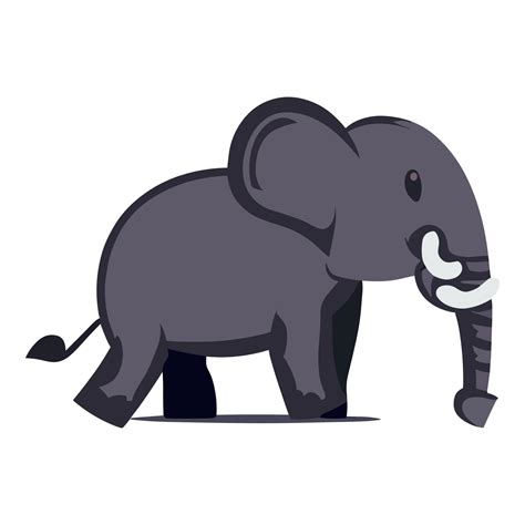 Running Elephant Icon Clipart Transparent Background 24029944 Png