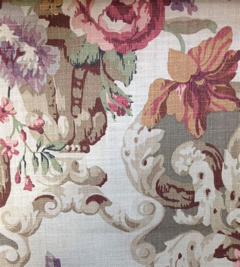 Floral Rococo Fabric By Mulberry Home Mulberry Home Rococo Fabric