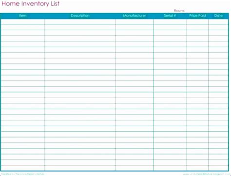 Ffree Blank Excel Spreadsheet Template Printable