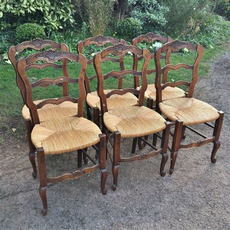 Dining chairs don't just have to look good, but should feel good, too. SET OF 6 FRENCH KITCHEN CHAIRS. C 1930 - Antiques Atlas