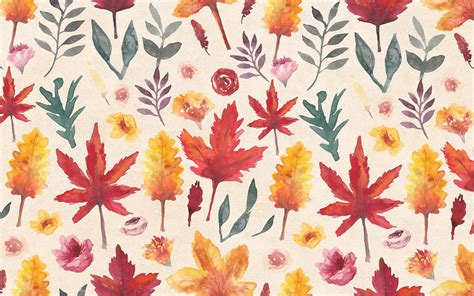Fall Watercolor Desktop Wallpapers Top Free Fall Watercolor Desktop
