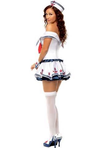 Costume Deluxe Sailor Marine Pin Up Girl Women Adult Halloween Dress St1305 Ebay