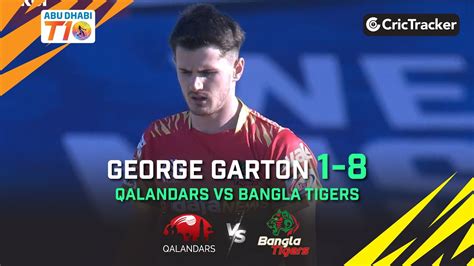 Bangla Tigers Vs Qalandars Garton Match Abu Dhabi T