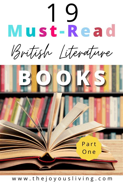 19 Terrific British Literature Books Part 1