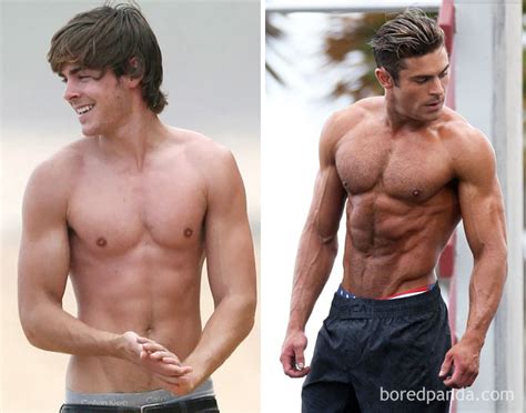 He has hazel eyes and has blonde hair. actors-who-changed-for-movie-role-body-transformation ...