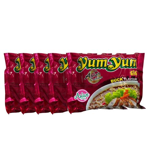 Yum Yum Duck Flavour Noodles 5 Pack 300g