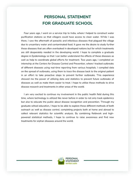 Professional And Best 500 Word Personal Statement Samples Online