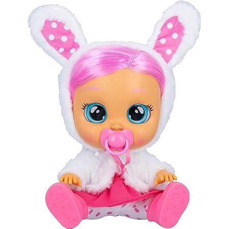 Cry Babies Dressy Coney Rabbit Interactive Baby Doll That Cries Real