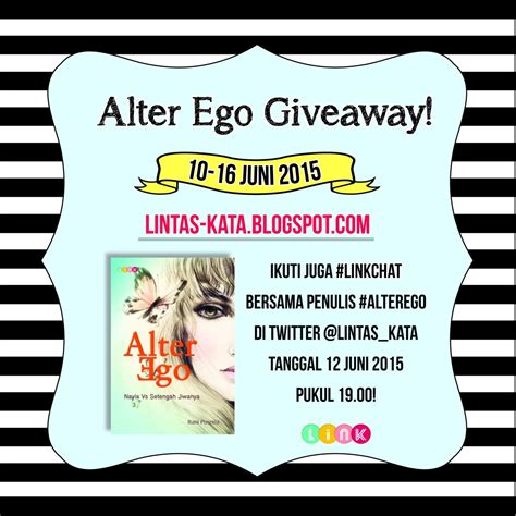 Lintas Kata Giveaway Alter Ego Giveaway