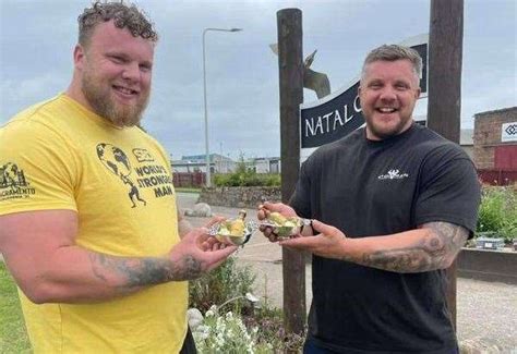 Worlds Strongest Man Tom Stoltman From Invergordon Presented With