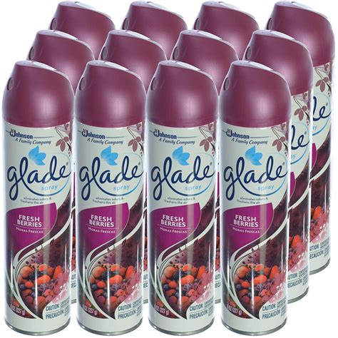 12 Packs Glade Air Freshener Spray Fresh Berries 8 Ozpack Of 12