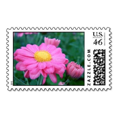 Pink Flowers Postage Stamps Flores De Amor Flores Bonitas Papelería