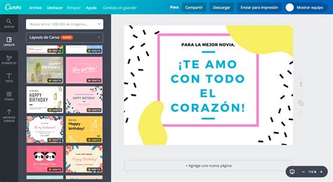 Diseña Tarjetas De Amor Online Gratis Canva