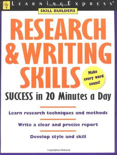 Research And Writing Skills Success In 20 Minutes A Day Chm 2d9du4p16vp0