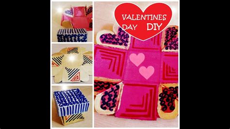 Looking for a better valentine's day gift than the same old chocolates and flowers? DIY - Valentines Day Gift - Exploding love box-Easy and ...