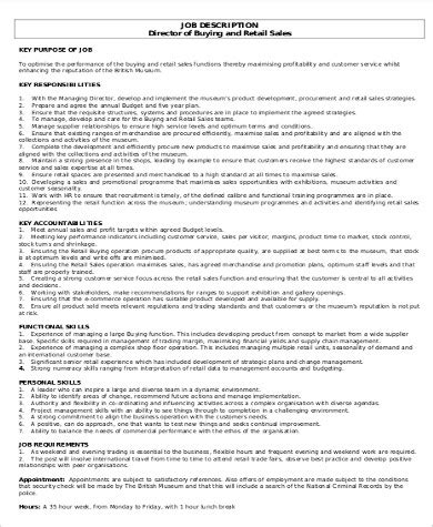 Get the right director of automotive sales and marketing job with company ratings & salaries. FREE 10+ Sales Director Job Description Samples in MS Word ...