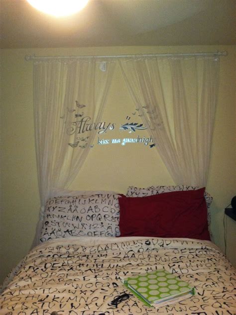 Vertically or horizontally curved, the dependent on model, the curtain rod is fitted to the wall or ceiling. $7 DIY canopy with sheer ikea panels and curtain rod ...