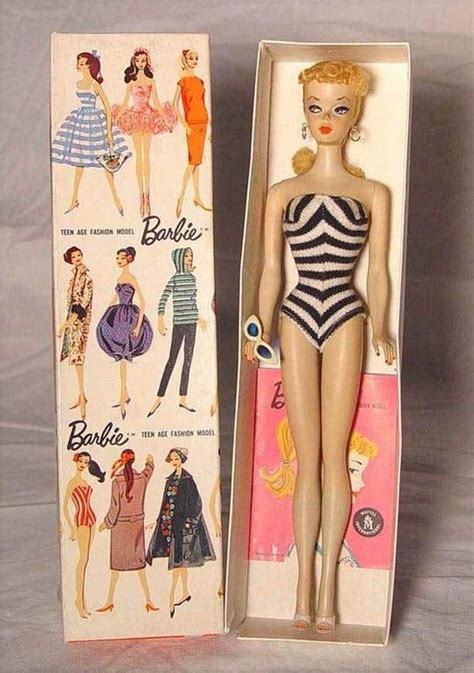 Mattel Inc Usa — The First Barbie 1959 563x800 Vintage Barbie Dolls Vintage Barbie Barbie