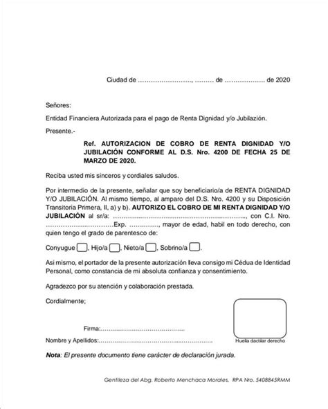 Arriba 36 Imagen Modelo Carta De Autorizacion De Pago