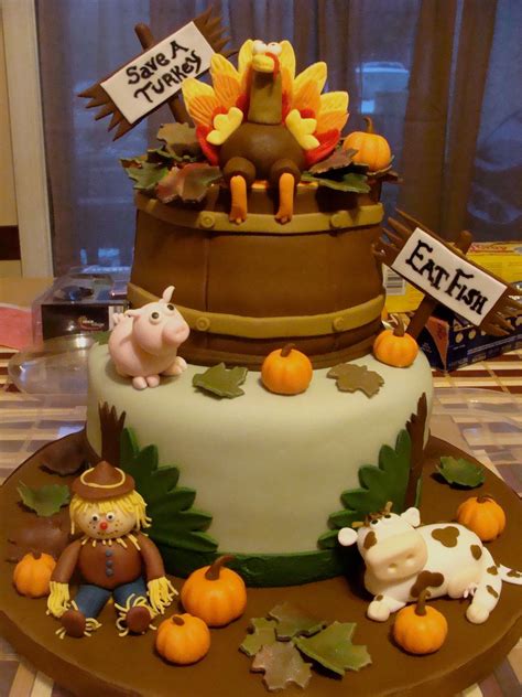 Turkey Cakes Thanksgiving Yet Another Turkey Themed Cake Happy Thanksgiving And Use Pieces