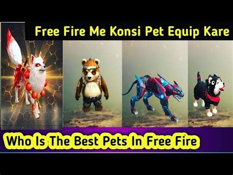 Garena free fire has more than 450 million registered users which makes it one of the most popular mobile battle royale games. Who Is The Best Pat In Free Fire | Free Fire Me Best Pet ...