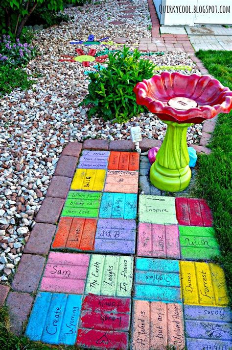 While larger pieces can draw attention to certain areas of the yard and add height, smaller and more intricate junk can bring guests closer to plants. Quirky Cool: Recycled bricks from an old fireplace turned ...