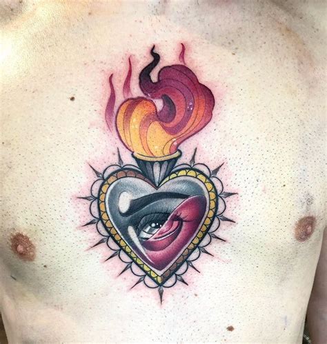 Eventually the sacred heat of jesus was accepted by the … #sacredhearttattoo hashtag on Instagram • Photos and ...