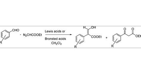 Acid Catalyzed Reactions Of Aromatic Aldehydes With Ethyl Diazoacetate