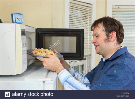 Microwave Oven Man Stock Photos And Microwave Oven Man Stock Images Alamy
