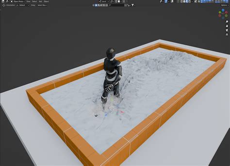 Realtime Snow And Particles Simulation In Blender Using Simulation