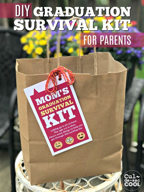 Diy Graduation Survival Kit For Parents