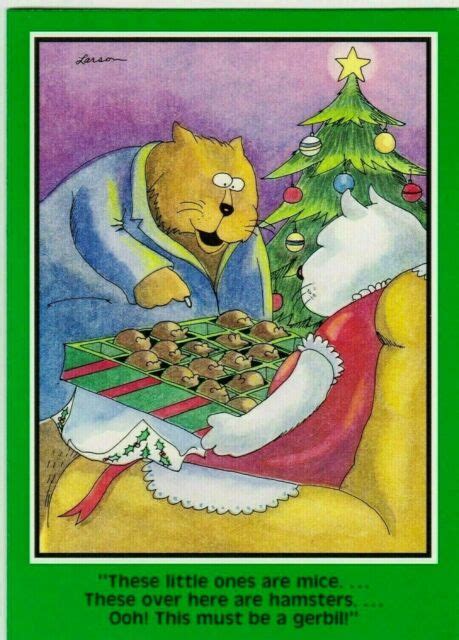 The Far Side Christmas Greeting Card Holiday Funny Christmas 1982 Gary