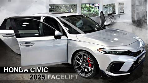 New Honda Civic 2025 Facelift First Look At Refreshed And Plug In