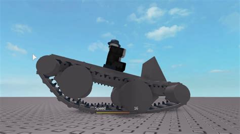 Tank With Working Tracks Roblox Youtube