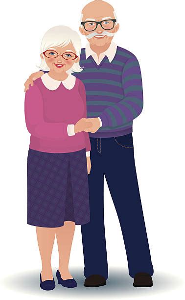 Senior Couple Clip Art Vector Images And Illustrations Istock