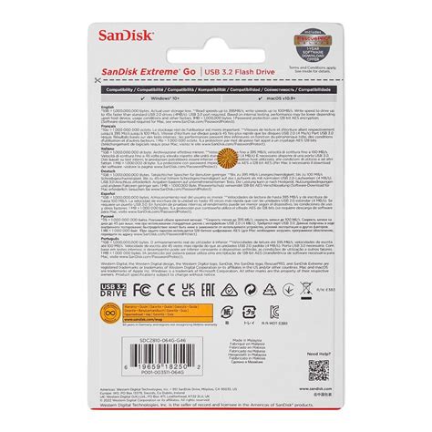 Order Sandisk Extreme Go Usb Flash Drive Mb S Gb Online At