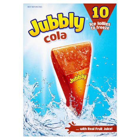 Jubbly Cola Ice Lollies 10 X 62ml Ice Lollies Iceland Foods