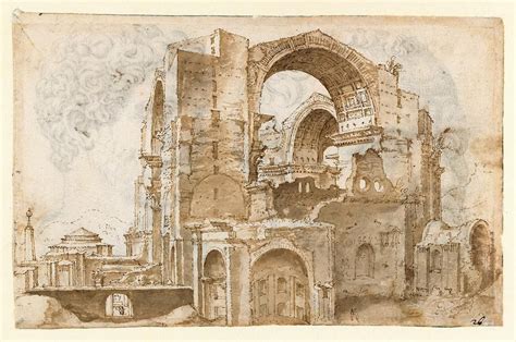 Pope julius ii commissioned bramante to build a new basilica—this involved demolishing the old st peter's basilica that had been erected by constantine in the fourth century. Image result for st. peter's basilica wash drawing | Saint ...