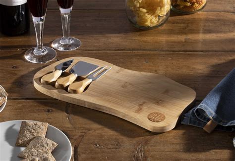 Bamboo Cheese Board And Knives Shop Hairy Bikers