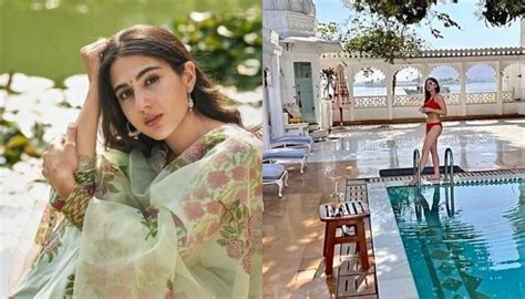 Sara Ali Khan Flaunts Her Curves In A Sexy Red Bikini As She Shares Glimpses From Her Recent