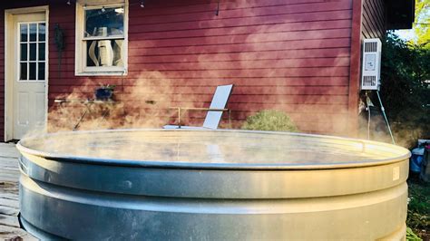 Stock Tank Diy Hot Tub You Can Have 100 Degree Water Within Hours Using This Kit