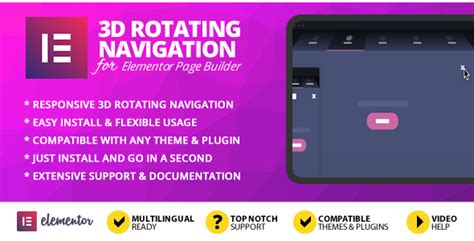 3d Rotating Navigation Addon For Wpbakery Page Builder
