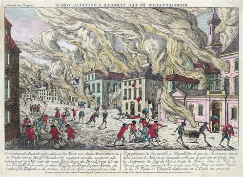 Gran Incendio De Nueva York 1776 Historia Hoy