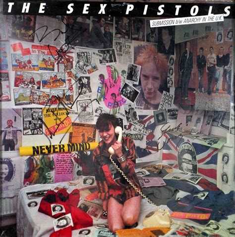 Sex Pistols Anarchy In The Uk Signed 12 Single At Whytes