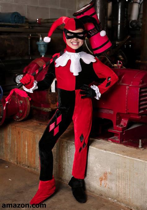Rubies Fun Costumes Child Harley Quinn Jumpsuit Costume Halloween