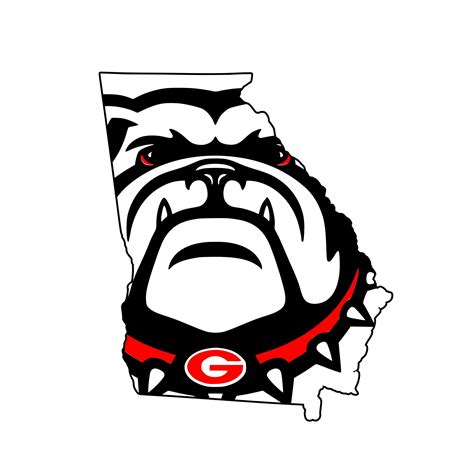 Georgia Bulldogs Svg Dawg State Svg Go Dawgs Svg Silhouette Instant