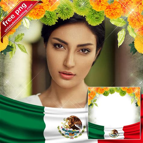 Marco Para Fotos Con La Bandera De México Marcos Y Recursos