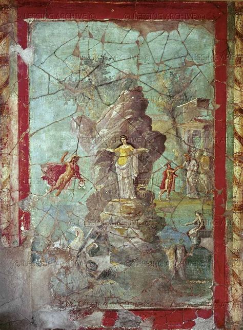 Perseus And Andromeda Wallpainting From The House Of The Priest