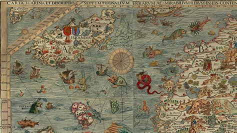 what s with the sea monsters on old maps mental floss