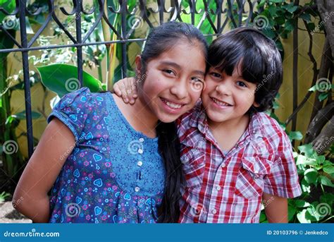 Cute Hispanic Kids Stock Photo Image Of Diversity Exotic 20103796